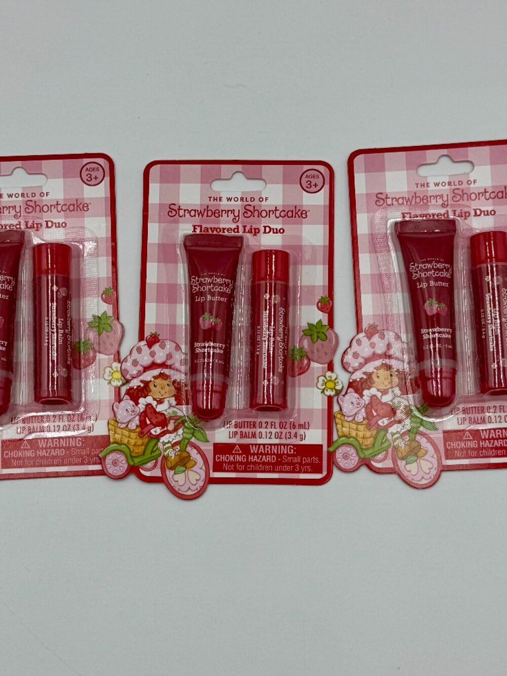 6 Strawberry Shortcake Flavored Lip Glosses & Balms